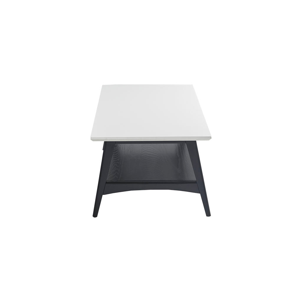 Parker Mid-century Coffee Table with Storage Shelf