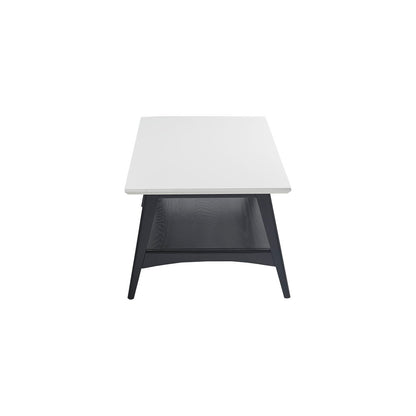 Parker Mid-century Coffee Table with Storage Shelf