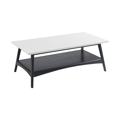 Parker Mid-century Coffee Table with Storage Shelf