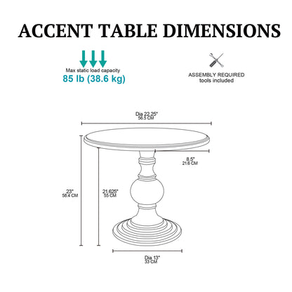 Lexi 22" Accent Table
