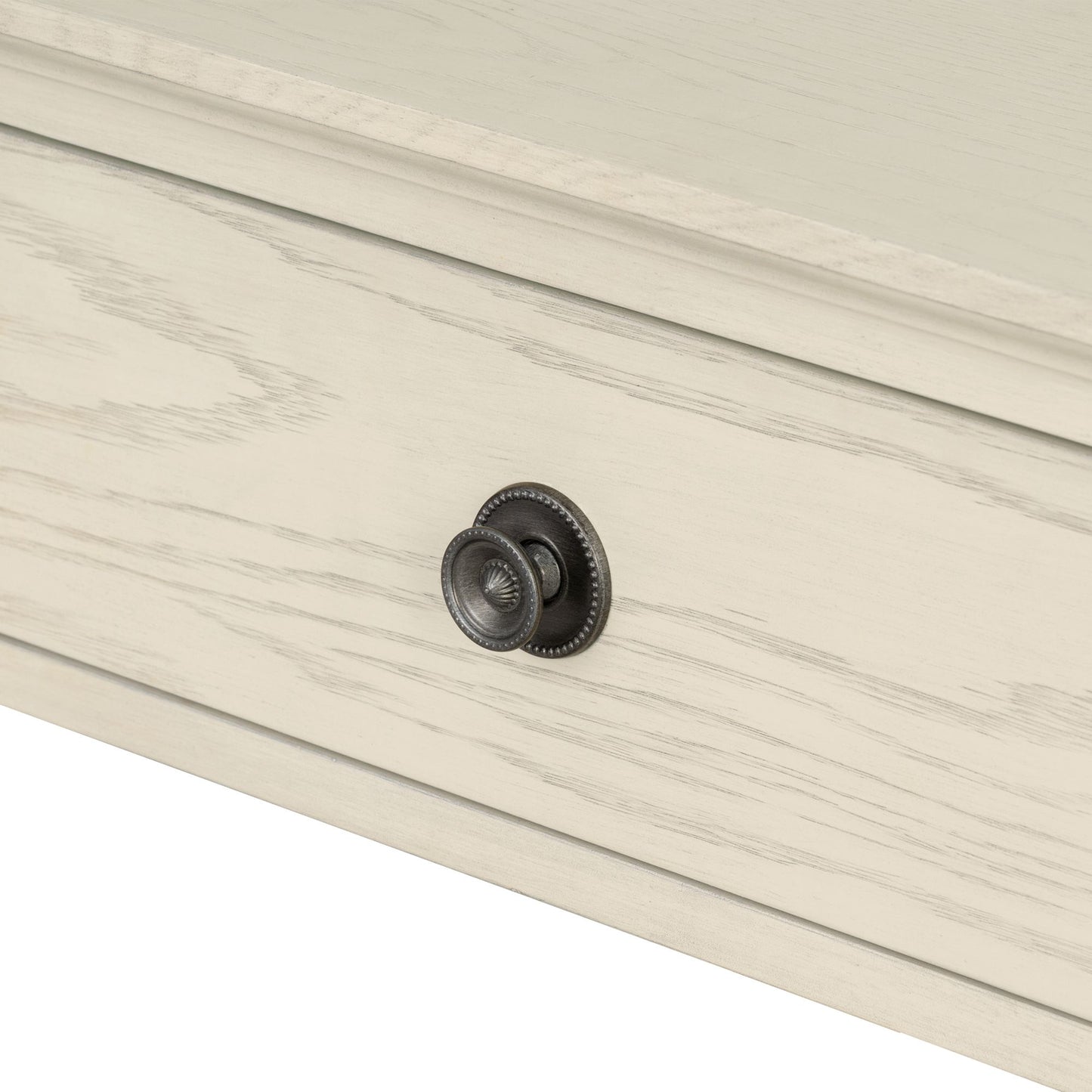 Victoria one-drawer wood nightstand with shelf