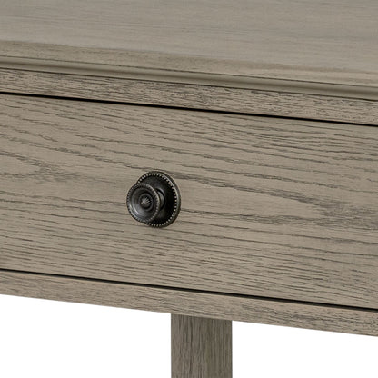 Victoria one-drawer wood bedside table with shelf