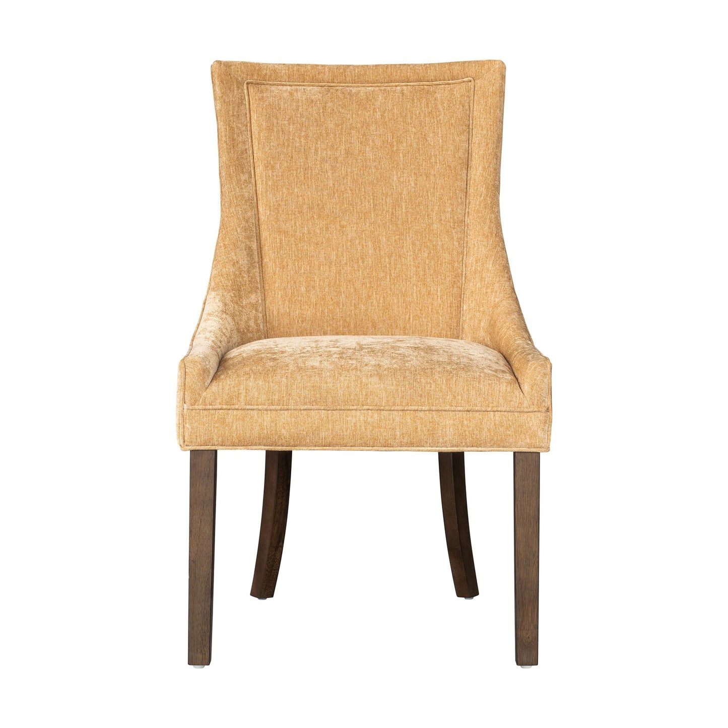 Ultra Upholstered Dining Side Chairs with wood legs (Set of 2)
