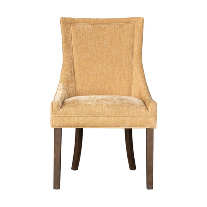 Ultra Upholstered Dining Side Chairs with wood legs (Set of 2)