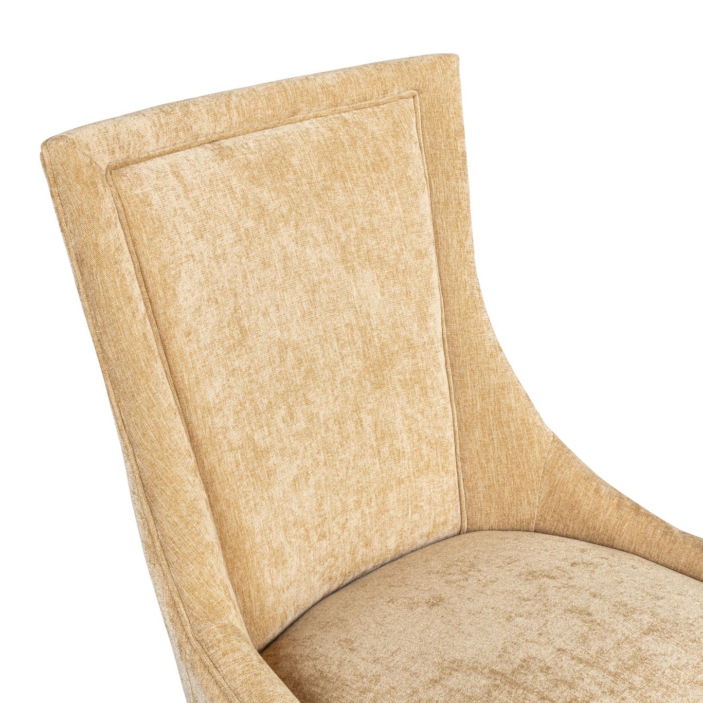 Ultra Upholstered Dining Side Chairs with wood legs (Set of 2)
