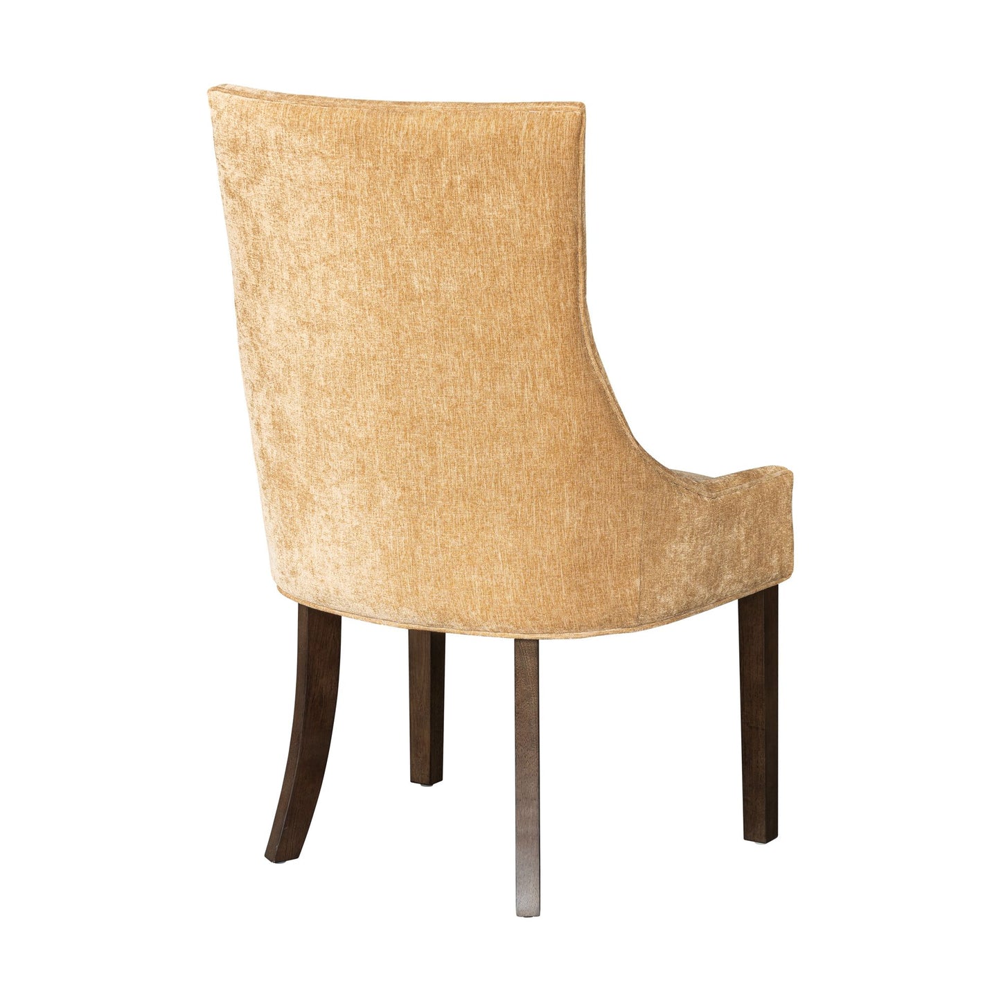 Ultra Upholstered Dining Side Chairs with wood legs (Set of 2)
