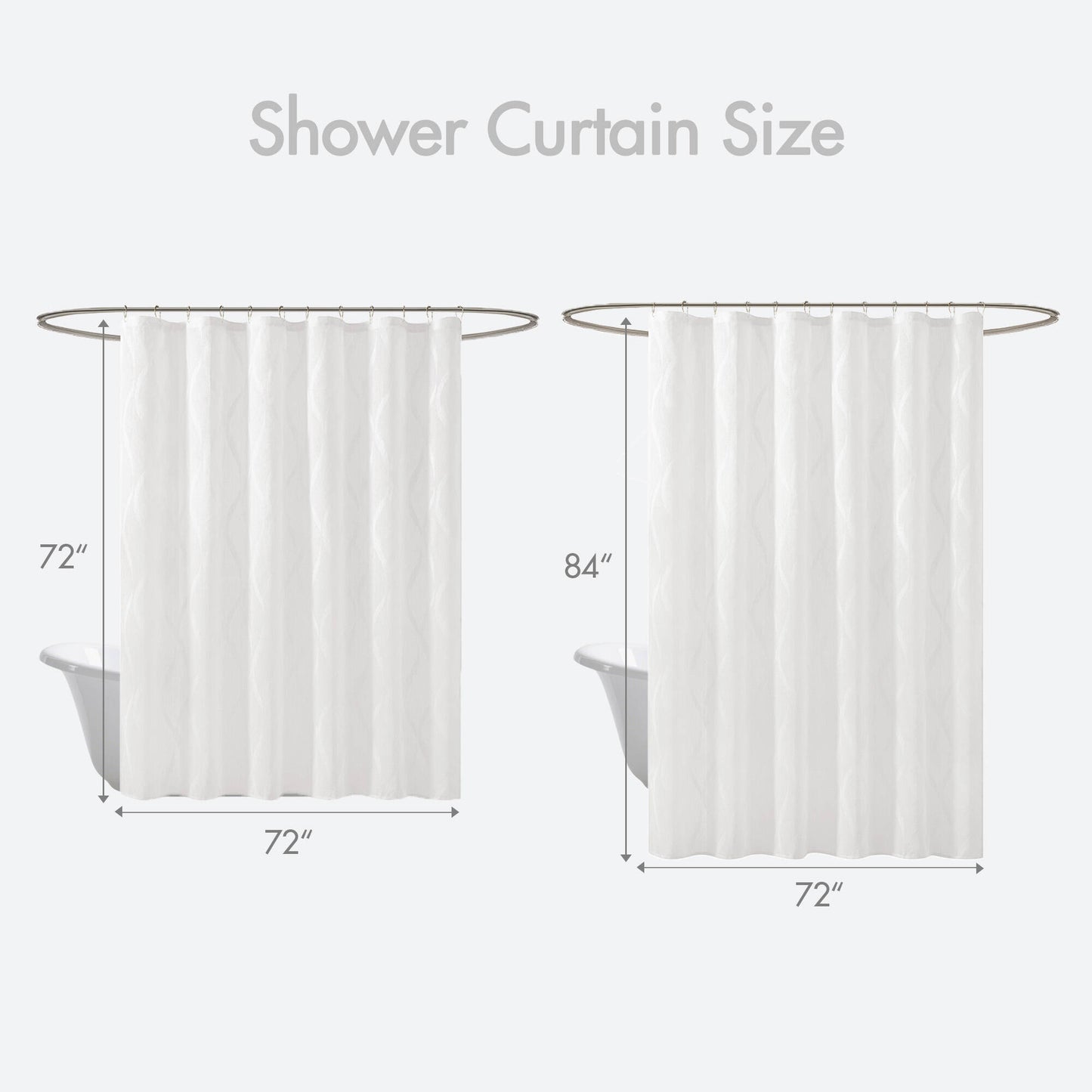 Candice Sheer Shower Curtain