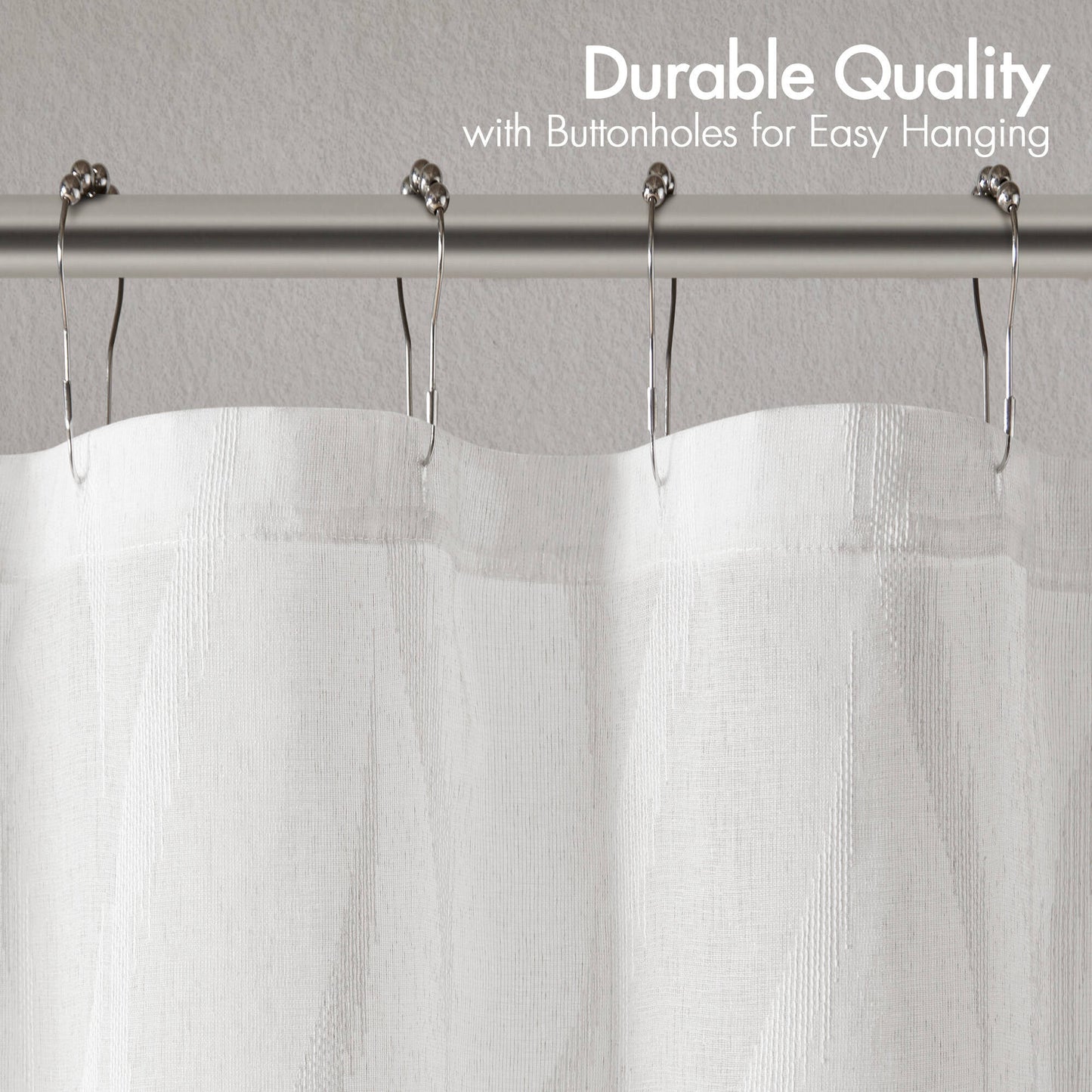 Candice Sheer Shower Curtain