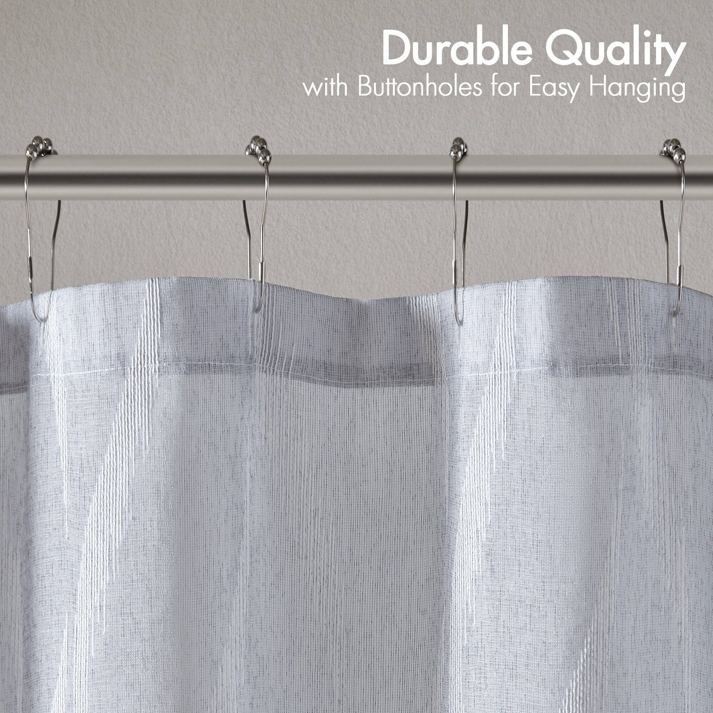 Candice Sheer Shower Curtain