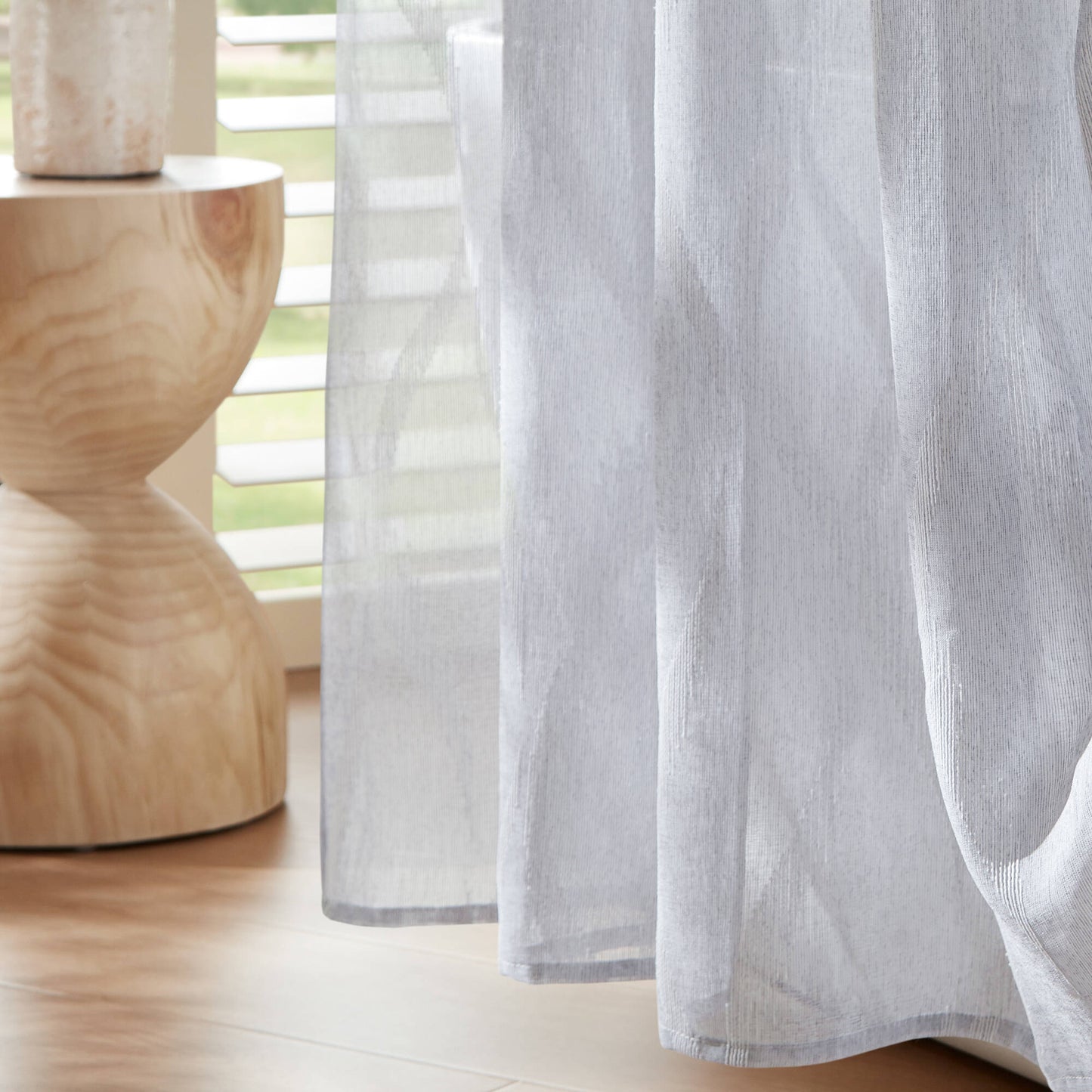 Candice Sheer Shower Curtain