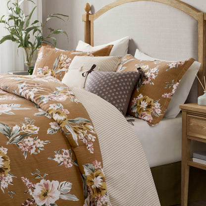 Salara 7 Piece Vintage Floral Comforter Set