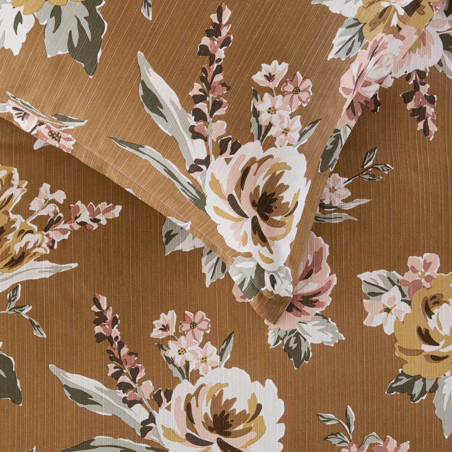 Salara 7 Piece Vintage Floral Comforter Set