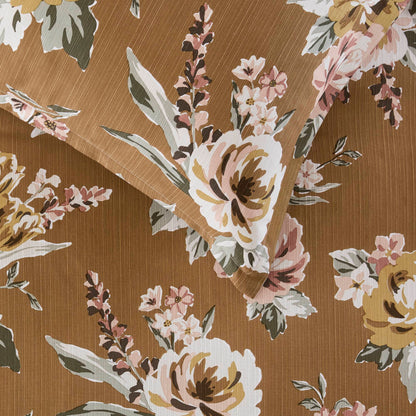 Salara 7 Piece Vintage Floral Comforter Set