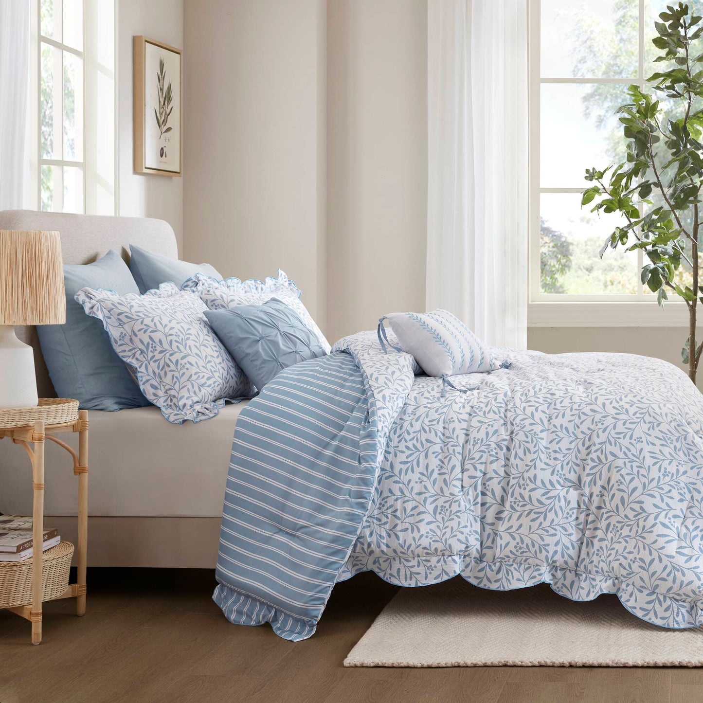 Darcy 5 Piece Print Comforter Set