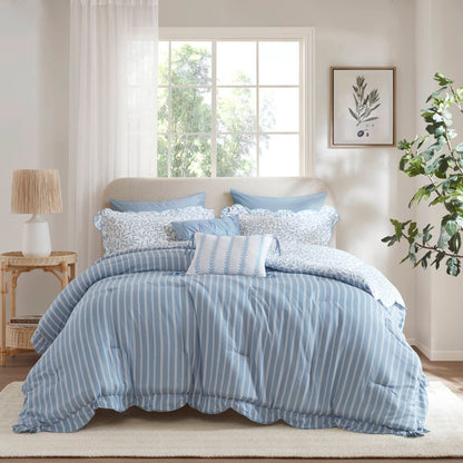 Darcy 5 Piece Print Comforter Set