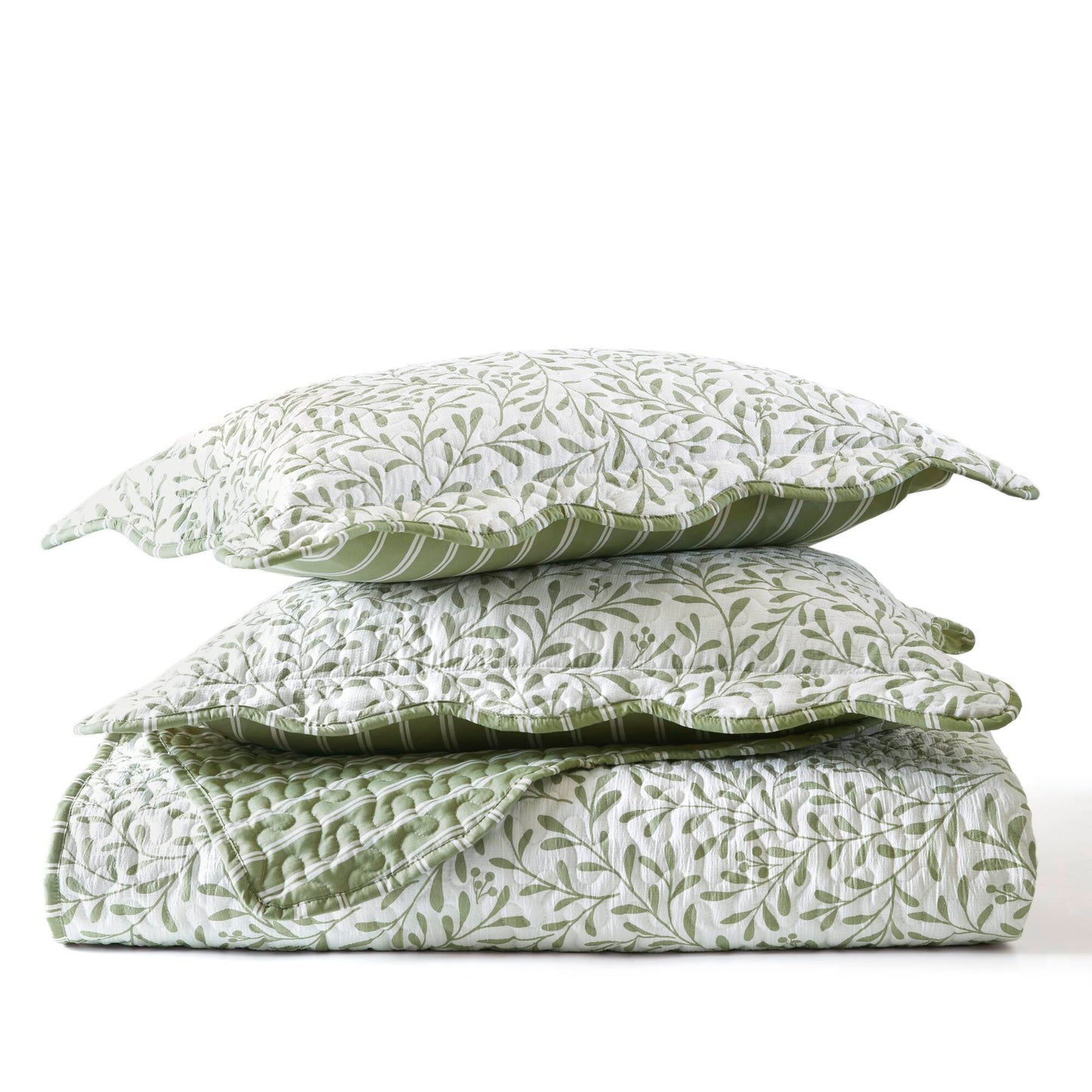 Darcy 3 Piece Print Quilt Set