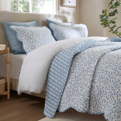 Darcy 3 Piece Print Quilt Set
