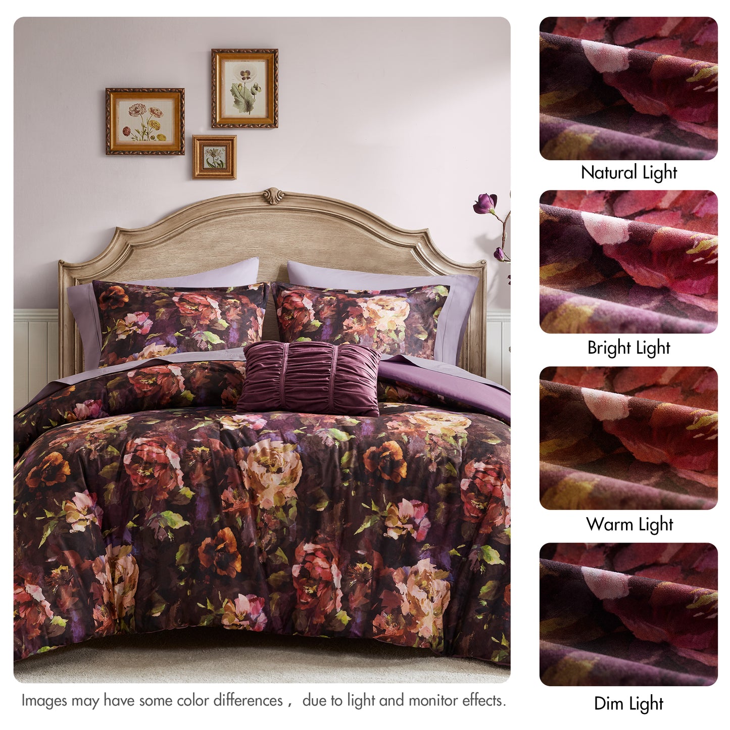 Seraphina 4 Piece Velvet Comforter Set