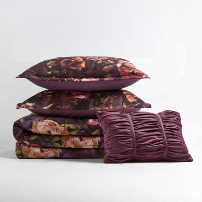 Seraphina 4 Piece Velvet Comforter Set