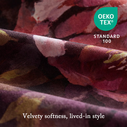 Seraphina 4 Piece Velvet Comforter Set