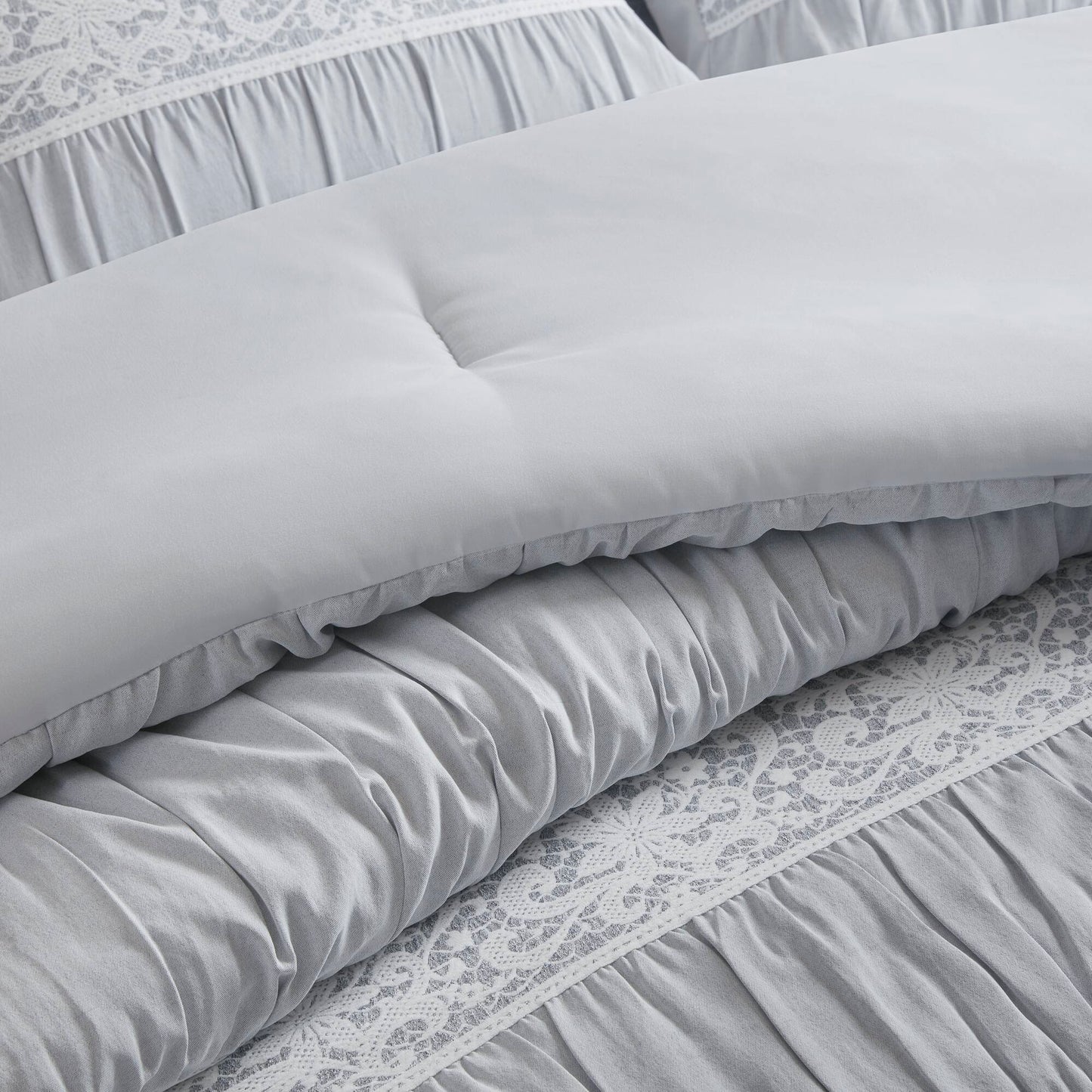 Perryn 7 Piece Jacquard Comforter Set