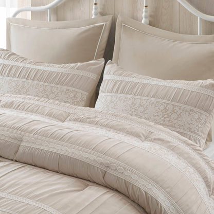 Perryn 7 Piece Jacquard Comforter Set