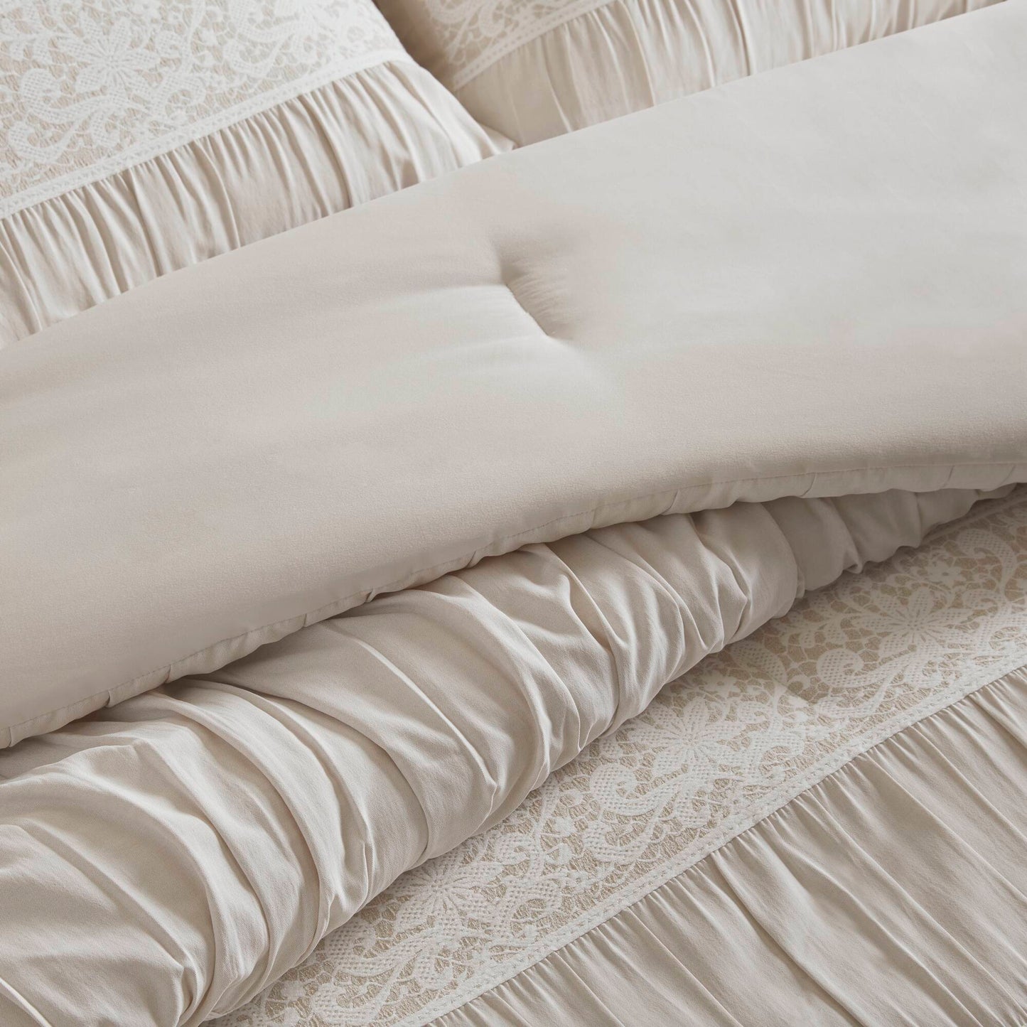 Perryn 7 Piece Jacquard Comforter Set