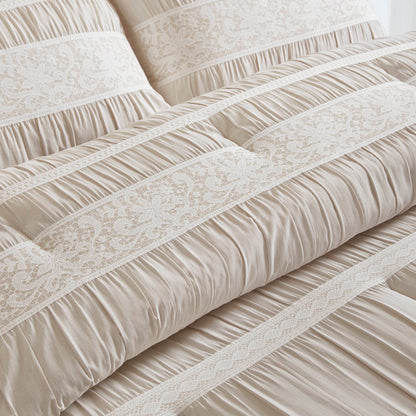 Perryn 7 Piece Jacquard Comforter Set