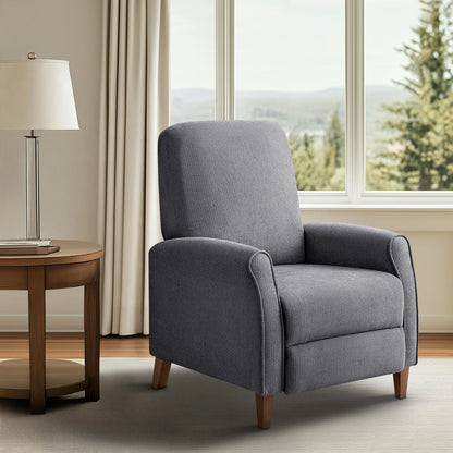 Marena Upholstered Manual Push Back Recliner