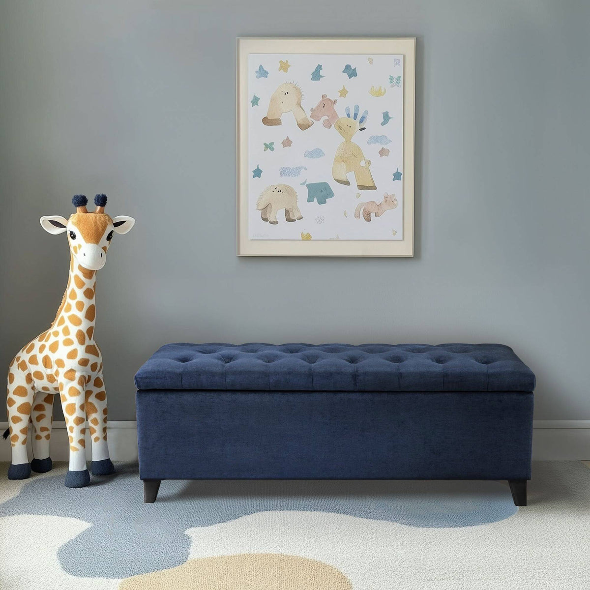 Shandra Tufted Top Upholstered Storage Bench