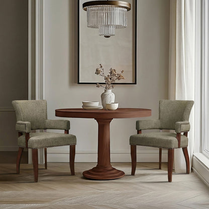 Dawson Upholstered Dining Chair with Padded Arm