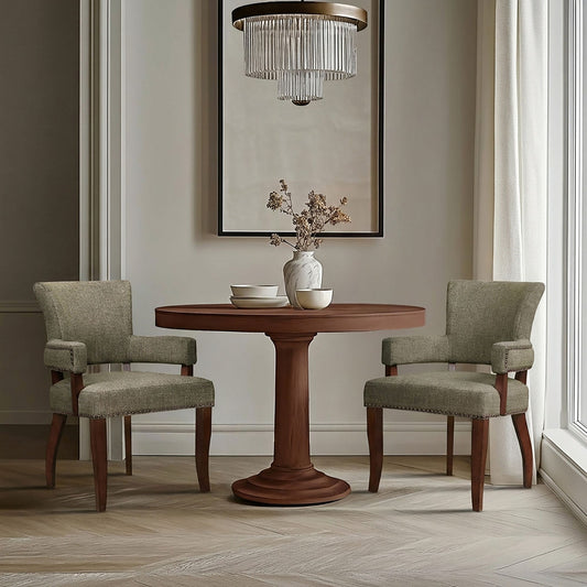 Dawson Upholstered Dining Chair with Padded Arm