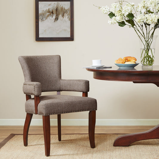 Dawson Upholstered Dining Chair with Padded Arm