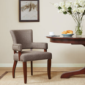Dawson Upholstered Dining Chair with Padded Arm