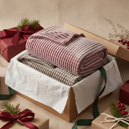 Carved Plush Blanket