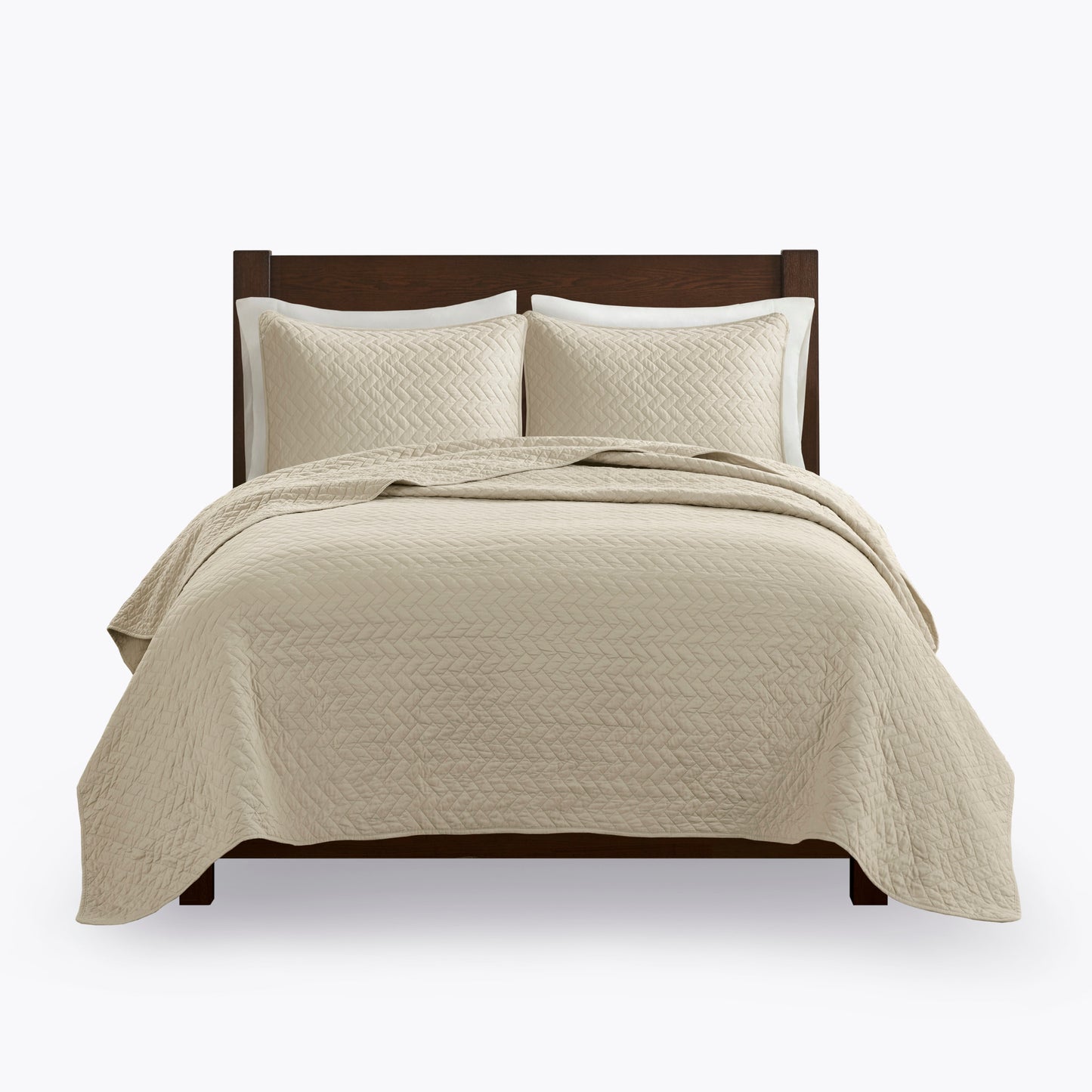 Velvet Touch 3 Piece Luxurious Oversized Quilt Set