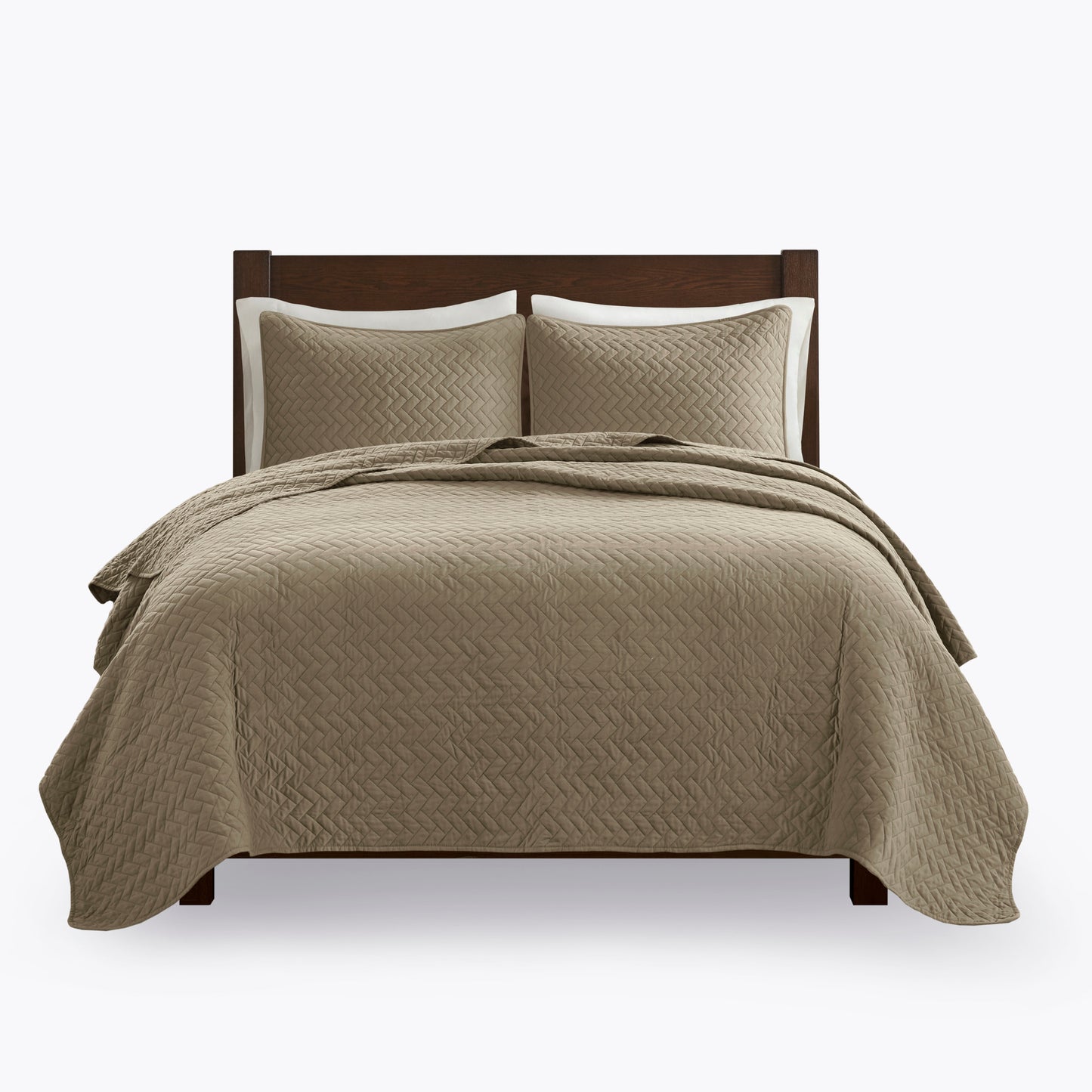 Velvet Touch 3 Piece Luxurious Oversized Quilt Set