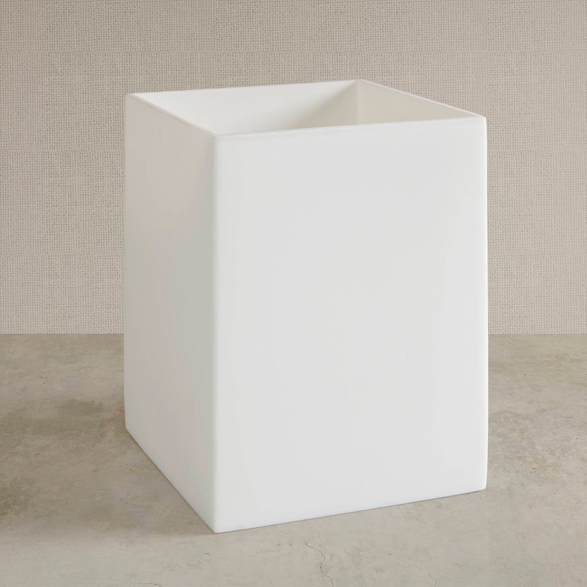 Hotel Collection Clear Resin Bath Accessories Antimicrobial 4-Piece Set - Frosted White