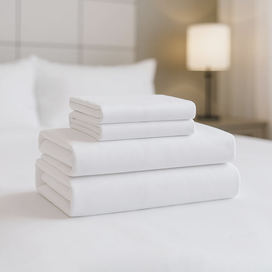 Hotel Collection Luxury Cotton Antimicrobial 4-Piece Sheet Set