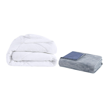 Dover 5 Piece Organic Cotton Oversized Comforter Cover Set w/removable insert