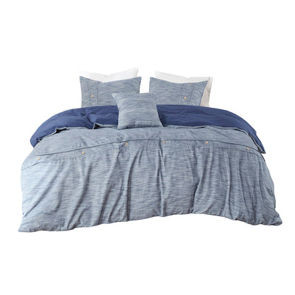 Dover 5 Piece Organic Cotton Oversized Comforter Cover Set w/removable insert