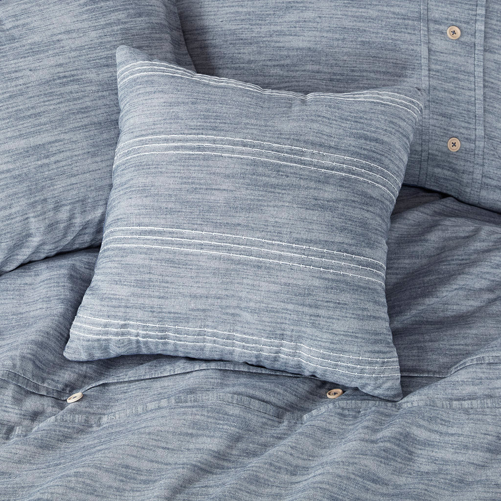 Dover 5 Piece Organic Cotton Oversized Comforter Cover Set w/removable insert