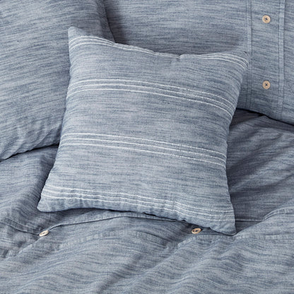 Dover 5 Piece Organic Cotton Oversized Comforter Cover Set w/removable insert