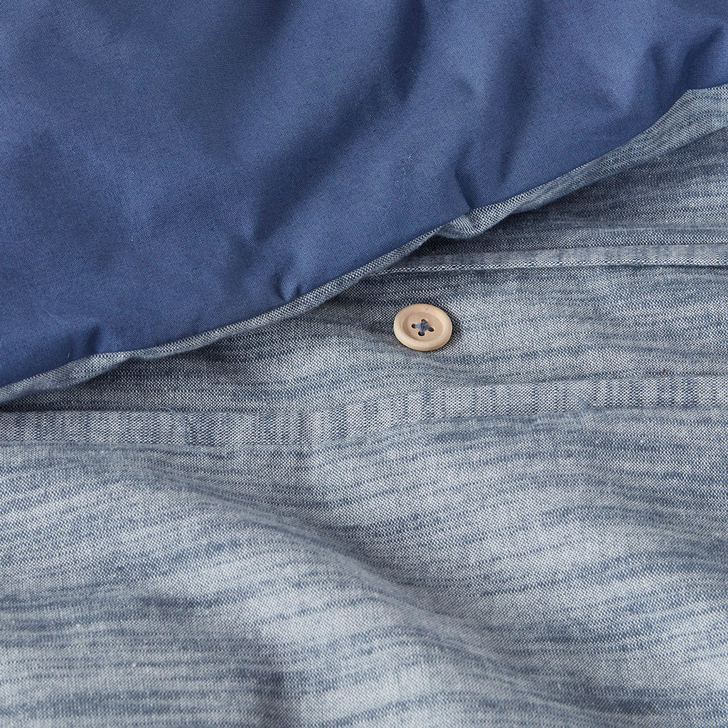 Dover 5 Piece Organic Cotton Oversized Comforter Cover Set w/removable insert