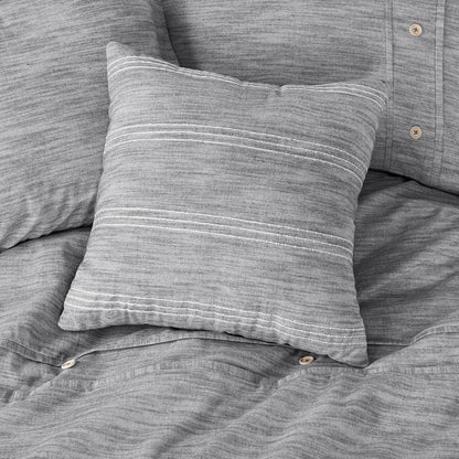 Dover 5 Piece Organic Cotton Oversized Comforter Cover Set w/removable insert