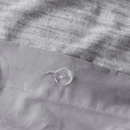 Dover 5 Piece Organic Cotton Oversized Comforter Cover Set w/removable insert