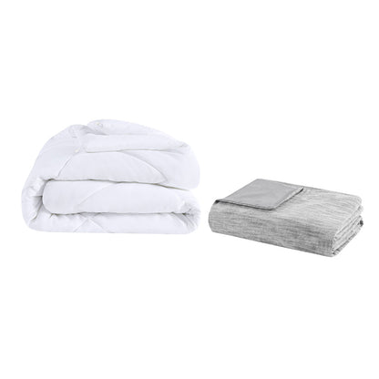 Dover 5 Piece Organic Cotton Oversized Comforter Cover Set w/removable insert