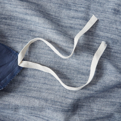 Dover 3 Piece Organic Cotton Oversized Duvet Cover Set