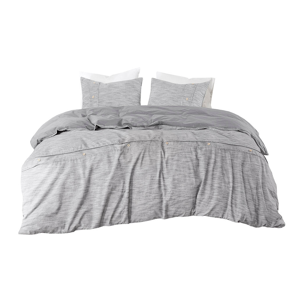Dover 3 Piece Organic Cotton Oversized Duvet Cover Set