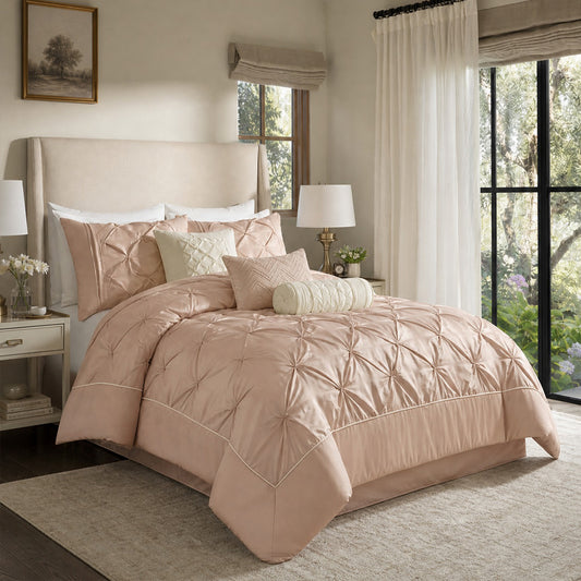 Laurel 7-Piece Tufted Comforter Set